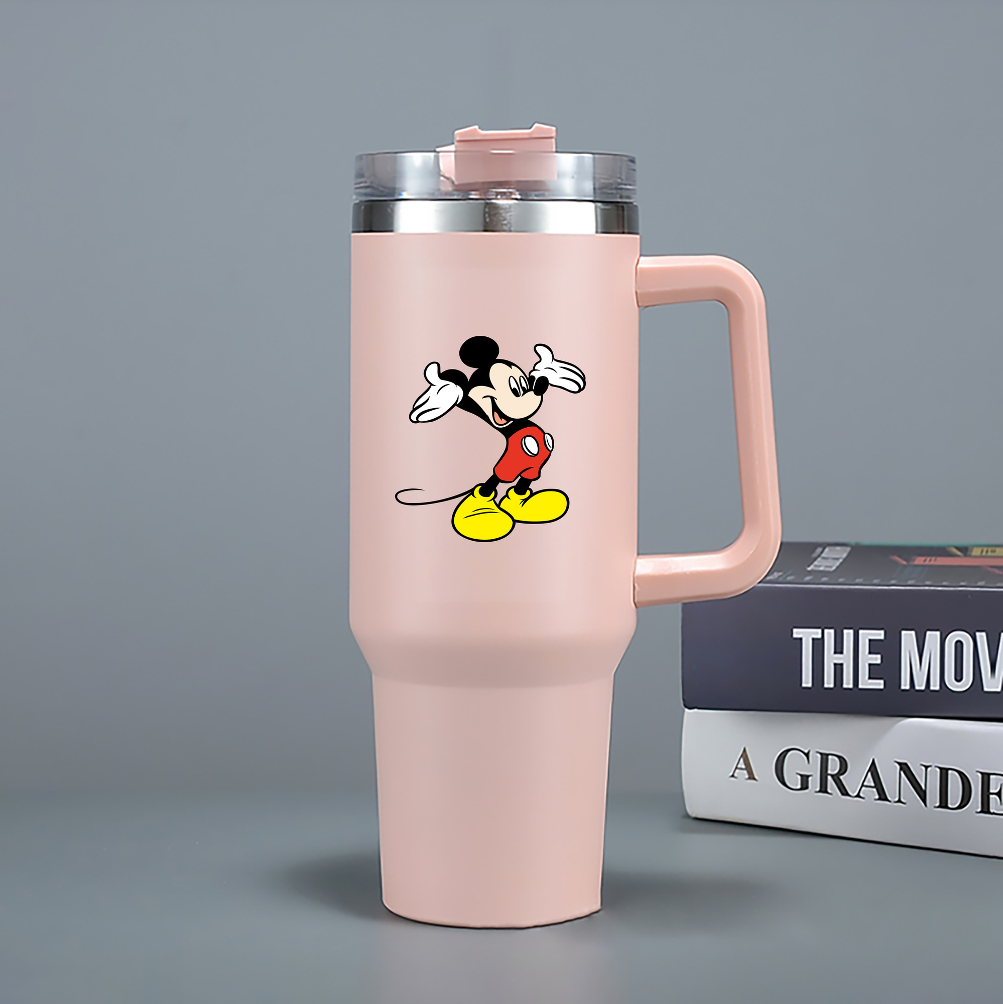 （画像用） ミッキーマウス Mickey Mouse 1200mL車用タンブラー（カラープリント）